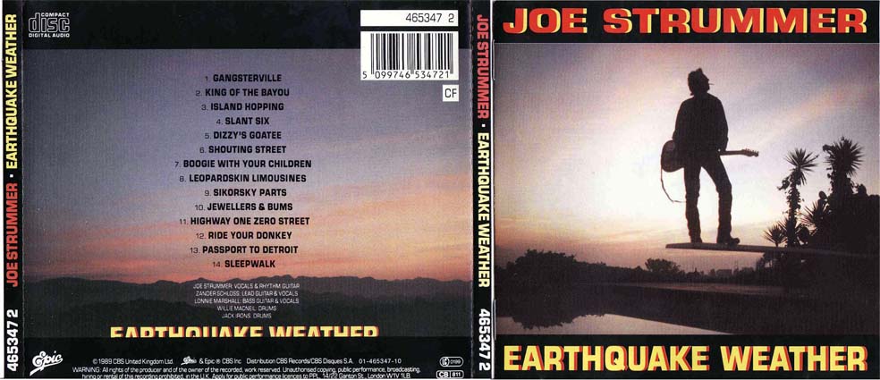 Joe STRUMMER earthquake weather